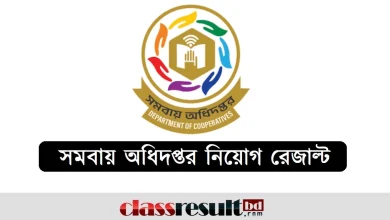 Department of Cooperatives Exam Result