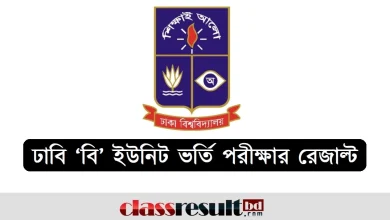 Dhaka University B Unit Admission Result