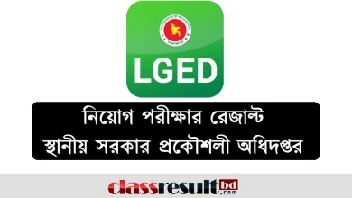 LGED Exam Result