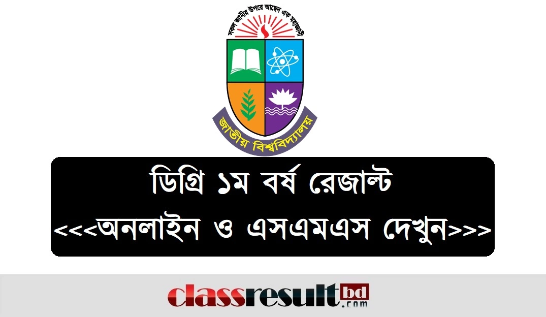 Degree 1st Year Result Online & SMS