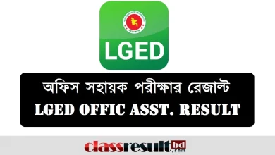 LGED Office Sohayok Result