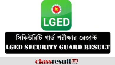 LGED Security Guard Result