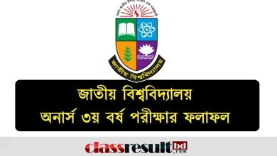 Honours 3rd Year Result 2023