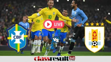 Brazil Vs Uruguay Today Match Live Online