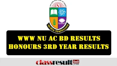 www nu ac bd results 2023 honours 3rd year result