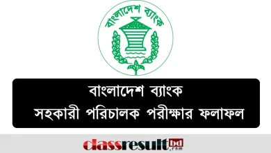 বাংলাদেশ ব্যাংক সহকারী পরিচালক MCQ পরীক্ষার রেজাল্ট