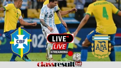 Brazil vs Argentina Live Today Match Online