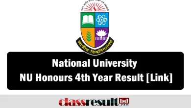 NU Honours 4th Year Result 2023 PDF Link